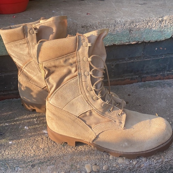 Men Hiking Boots Classic Combat, Special Forces, Tactical Flight - Picture 7 of 15